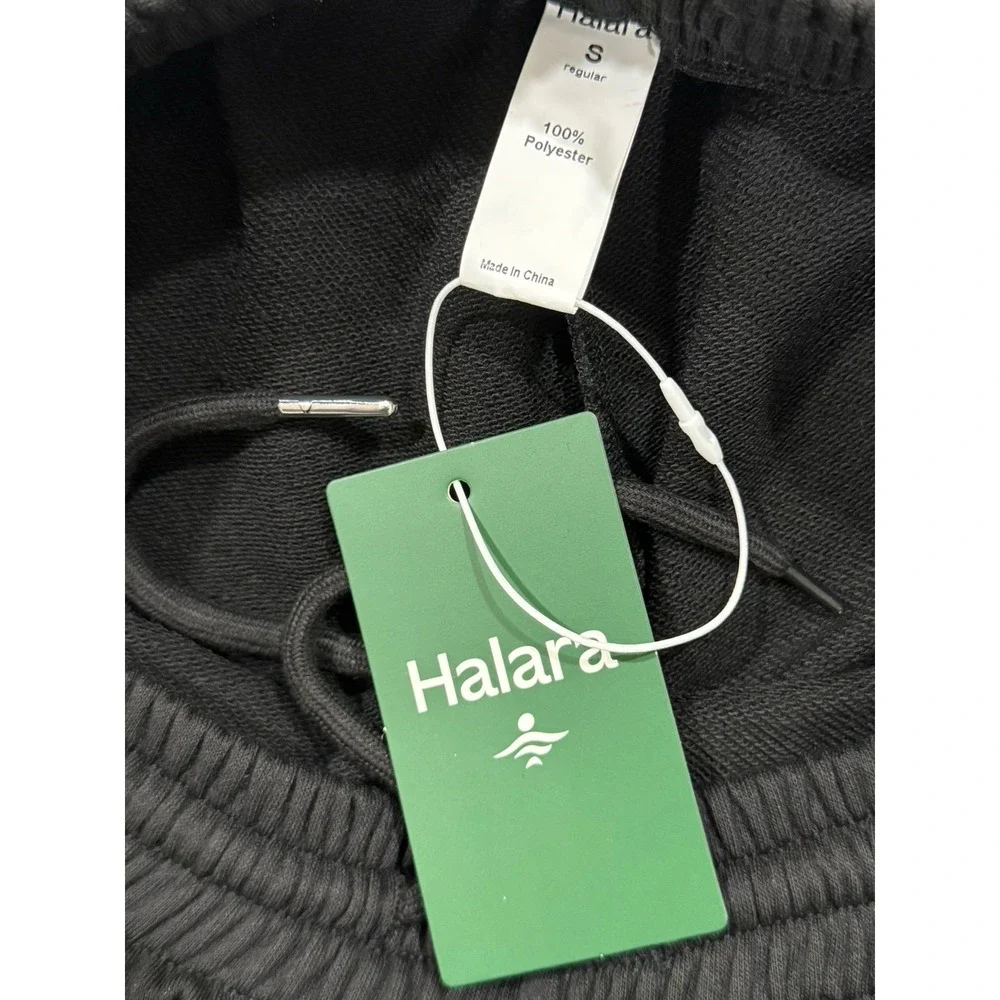 Halara High Waisted Drawstring Pocket Joggers Black Small/Regular‎ - Picture 6 of 9